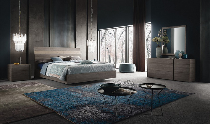 Спальня в современном стиле  Nizza серый шпон  фото 1