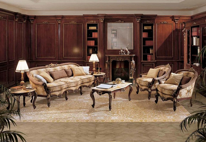 Итальянский диван трехместный Barocco Guicciardini фото 3