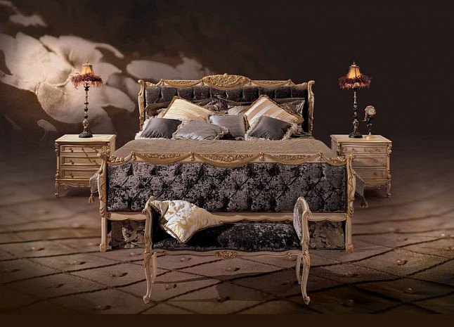Кровать классическая итальянская Luigi XV Schumann фото 1