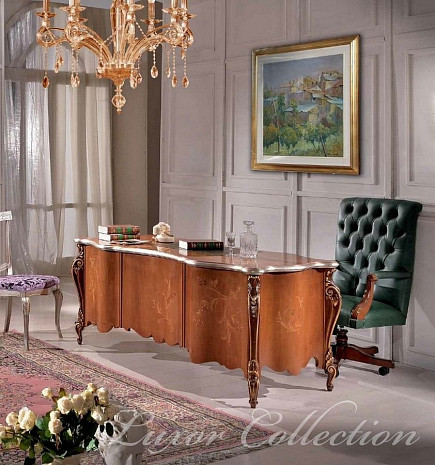 Стул в кабинет итальянский Luxor фото 2