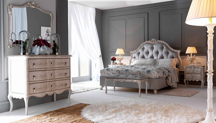 Кровать с подъемным механизмом и мягким изголовьем Antonella фото 3