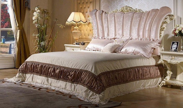 Мебель для спальни классическая светлая Роксолана фото 5