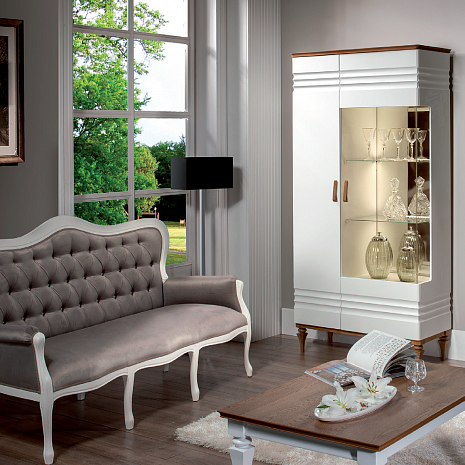 Мебель для гостиной белый глянец Torino Taranko фото 18