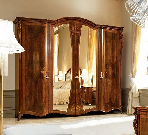 Шкаф для одежды распашной c зеркалом Principessa фото 1