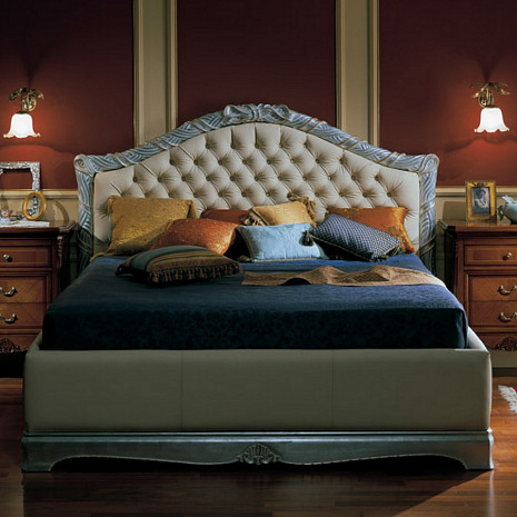 Кровать двуспальная классическая с капитоне Caroline фото 1