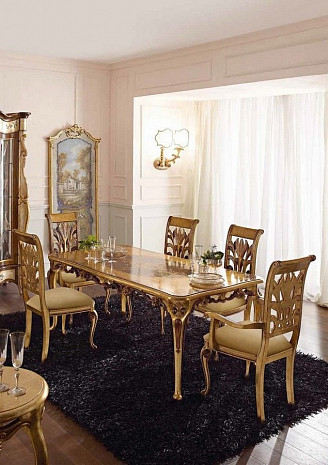 Гостиная-столовая в классическом стиле Andrea Fanfani фото 1