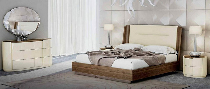 Кровать двухспальная современная Линара фото 2