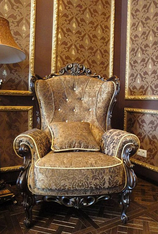 Кресло мягкое в классическом стиле Цецилия фото 4
