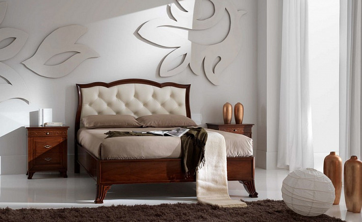 Кровать двуспальная классическая с капитоне Dali фото 2