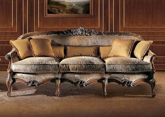 Итальянский диван трехместный Barocco Guicciardini фото 1
