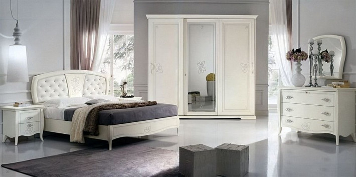 Спальня классическая Ninfea белая фото 1