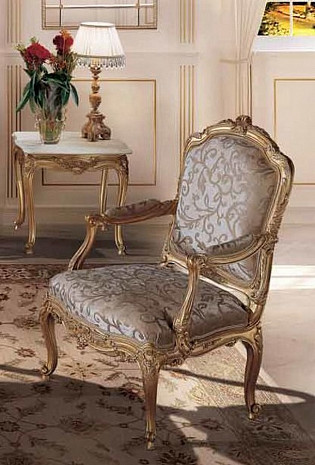 Кресло мягкое классическое Luigi XV Campanella фото 1