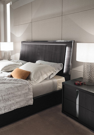 Спальня в современном стиле ETNA черная сосна фото 5