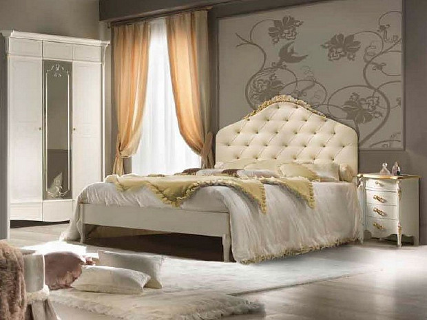 Кровать классическая светлая Bellini фото 1
