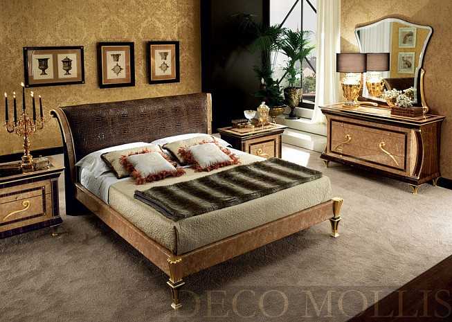 Двуспальная кровать с мягким изголовьем 160 Rossini фото 2