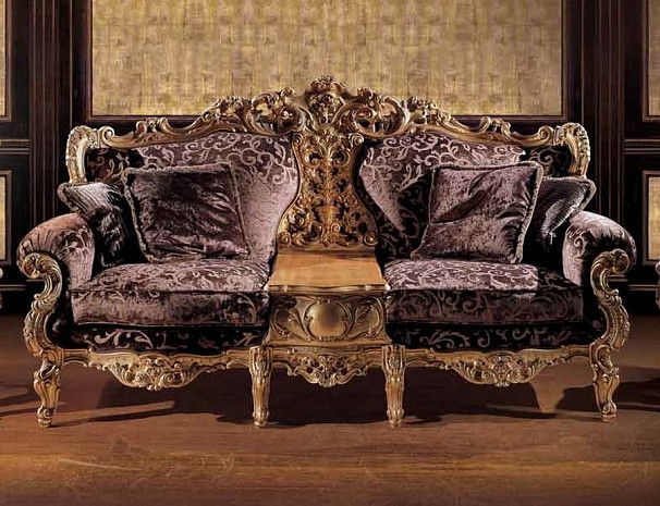 Итальянский диван двухместный Barocco Berchet фото 1