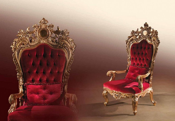 Кресло мягкое классическое Barocco King фото 2