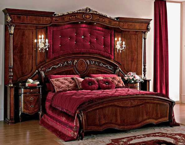 Кровать в спальню мягкая Reggenza фото 1