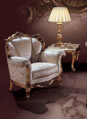 Кресло мягкое классическое Barocco Cechov фото 1