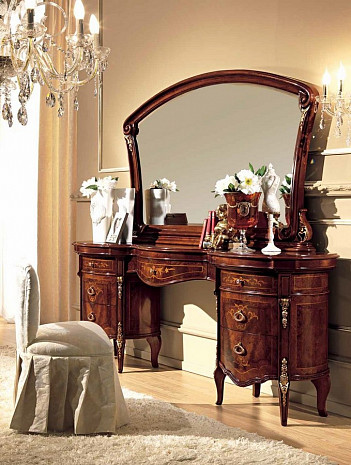 Туалетный столик с зеркалом в стиле классика Reggenza фото 1