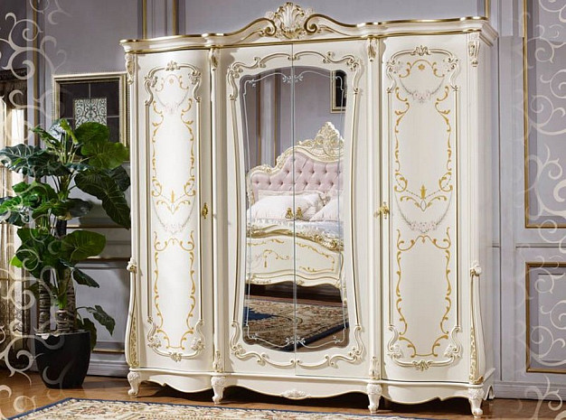 Мебель для спальни классическая белая Мадонна фото 6