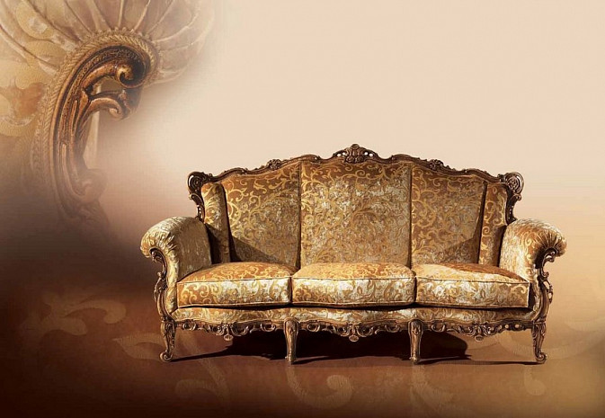 Итальянский диван трехместный Barocco Shakespeare фото 1