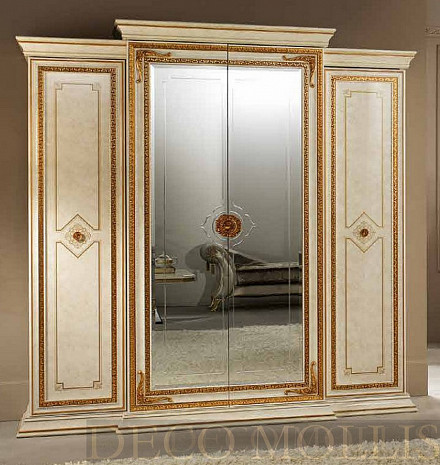 Шкаф для спальни с зеркалами Leonardo (большой) фото 1