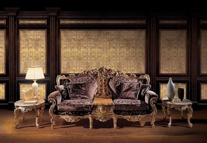 Итальянский диван двухместный Barocco Berchet фото 2