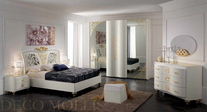 Мебель в спальню классика белая Gioia фото 2