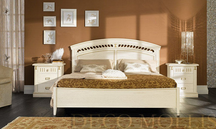 Кровать из шпона Angelica beige фото 1