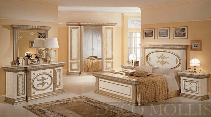 Классическая итальянская спальня Versailles ivory фото 1