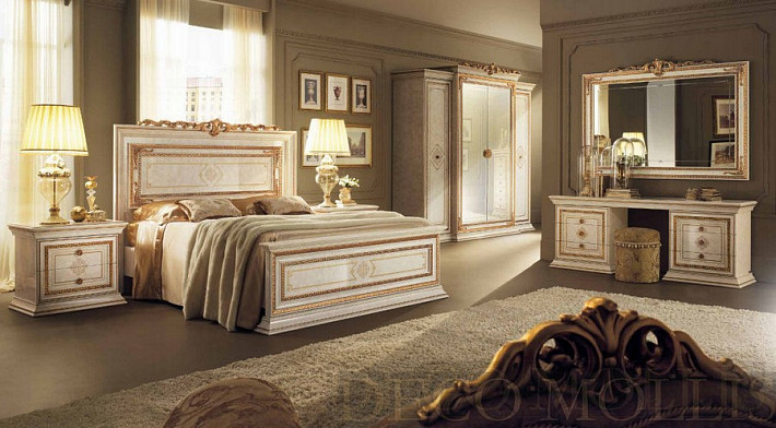 Шкаф для спальни с зеркалами Leonardo (большой) фото 3