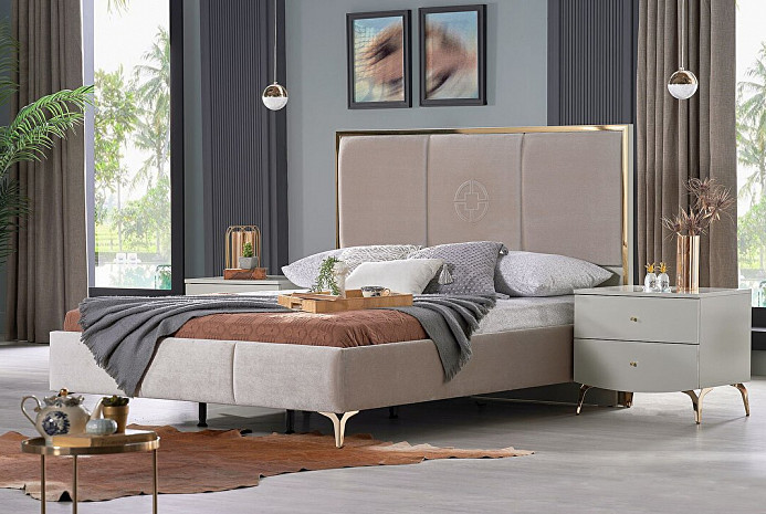 Кровать двуспальная в современном стиле Valesco фото 1