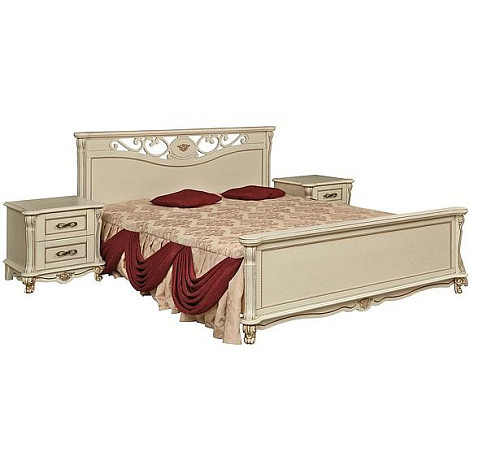 Классическая двуспальная кровать 180 Алези фото 1