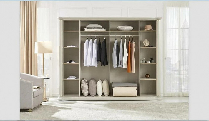 Шкаф для одежды классический Паола фото 4