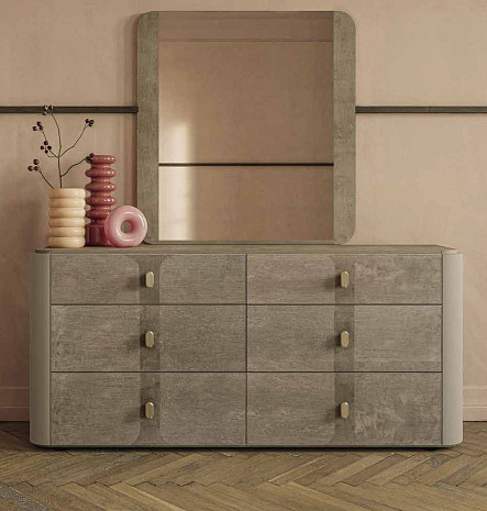 Спальня в светлых тонах итальянская Hebe фото 4