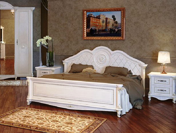 Классическая белая спальня Доменика фото 4