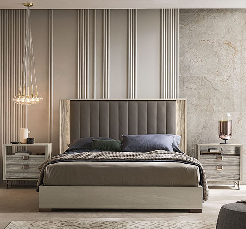 Кровать двуспальная с подсветкой итальянская Jupiter фото 1