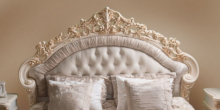 Двуспальная кровать с изголовьем Милена фото 3
