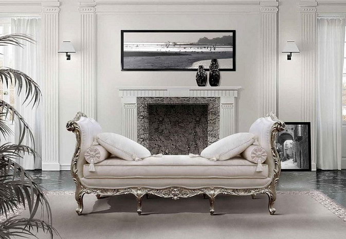 Банкетка в спальню классическая Luigi XV Novalis фото 3